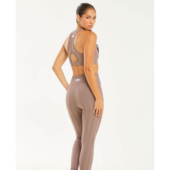 Booty By Brabants Original Sports Bra Top in Coco - Picture 2 of 7